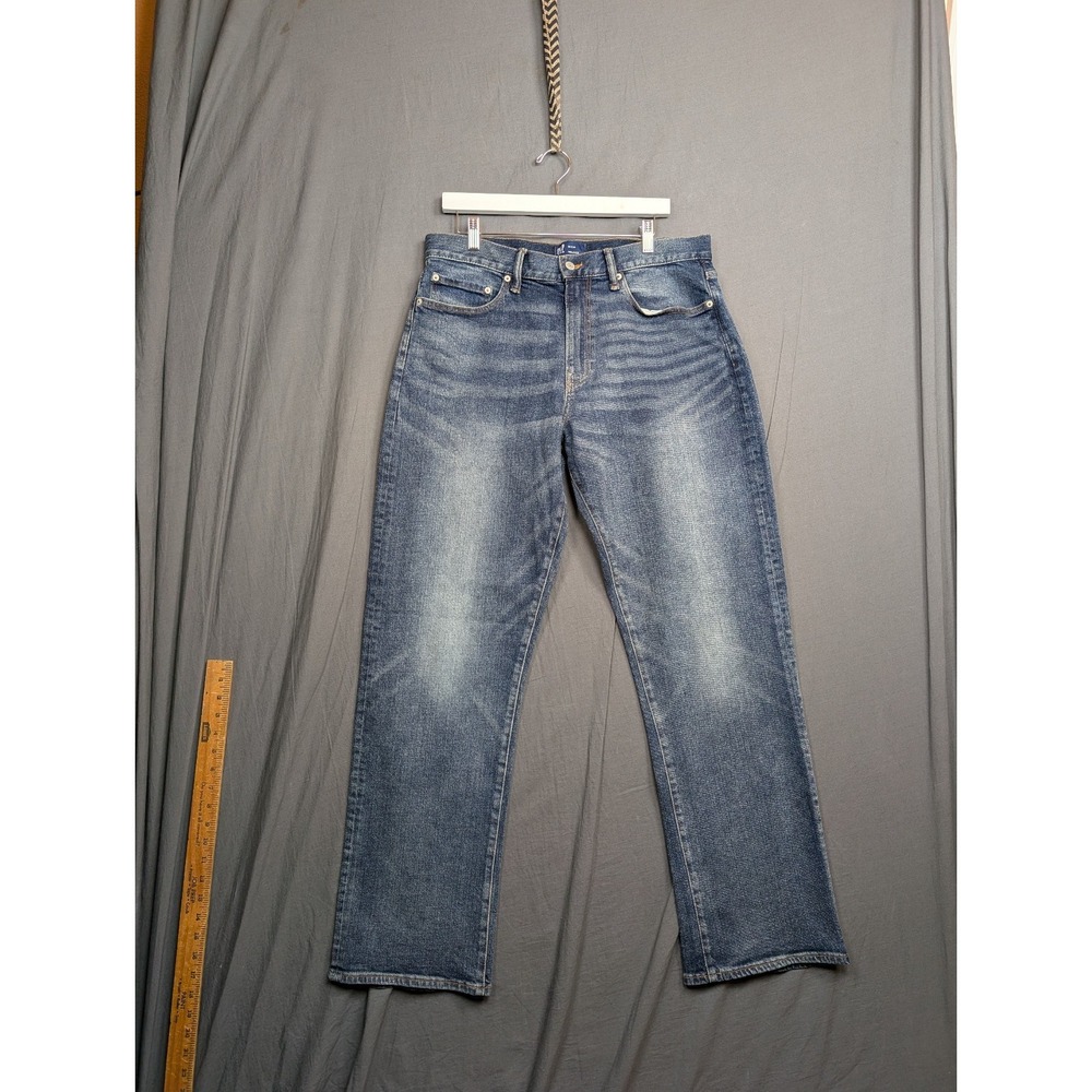 GAP Denim Jeans Mens 34X34 Blue Denim Relaxed Fit